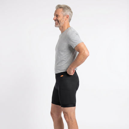 bikeboxer motoronderbroek heren Zwart