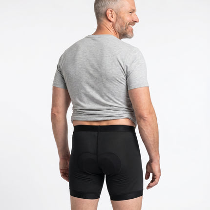 bikeboxer motoronderbroek heren Zwart