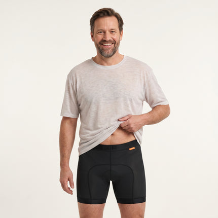 bikeboxer motoronderbroek heren Zwart