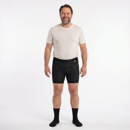 bikeboxer motoronderbroek heren Zwart